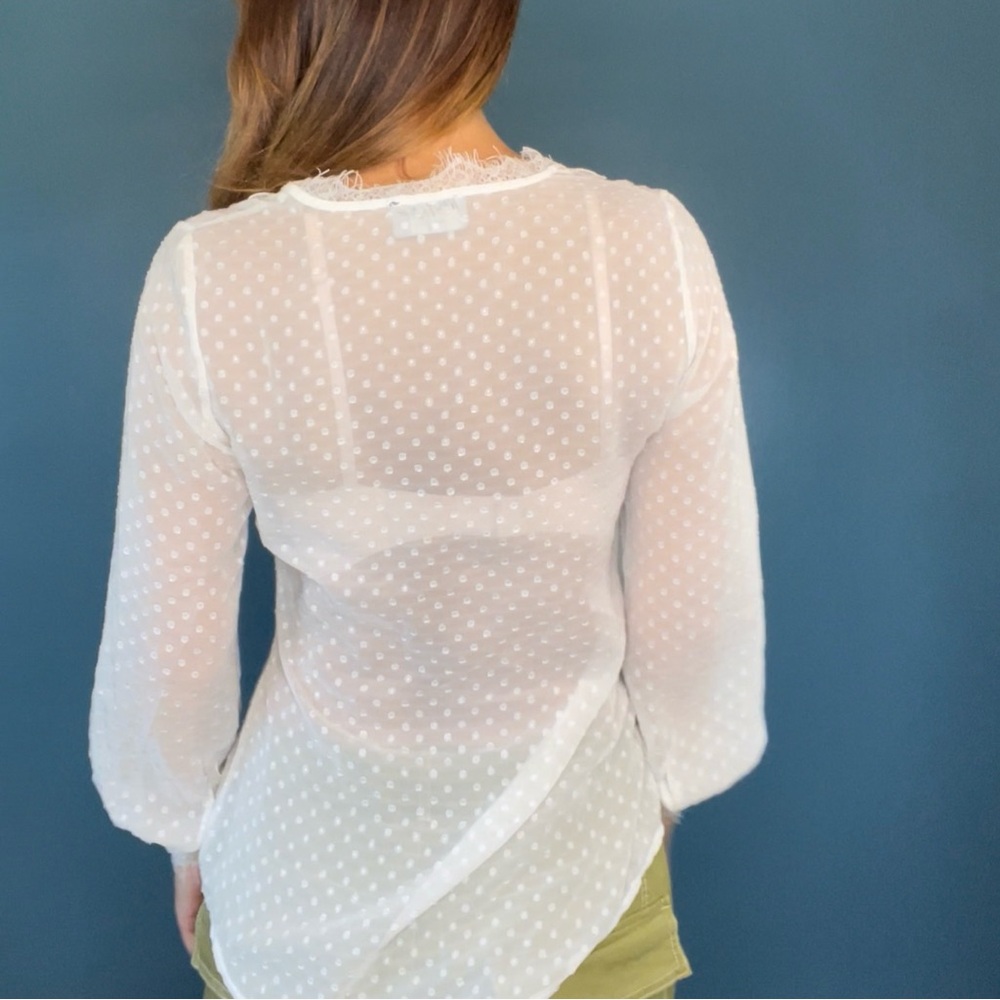 Romantic White Lace Top - Picture 8 of 16